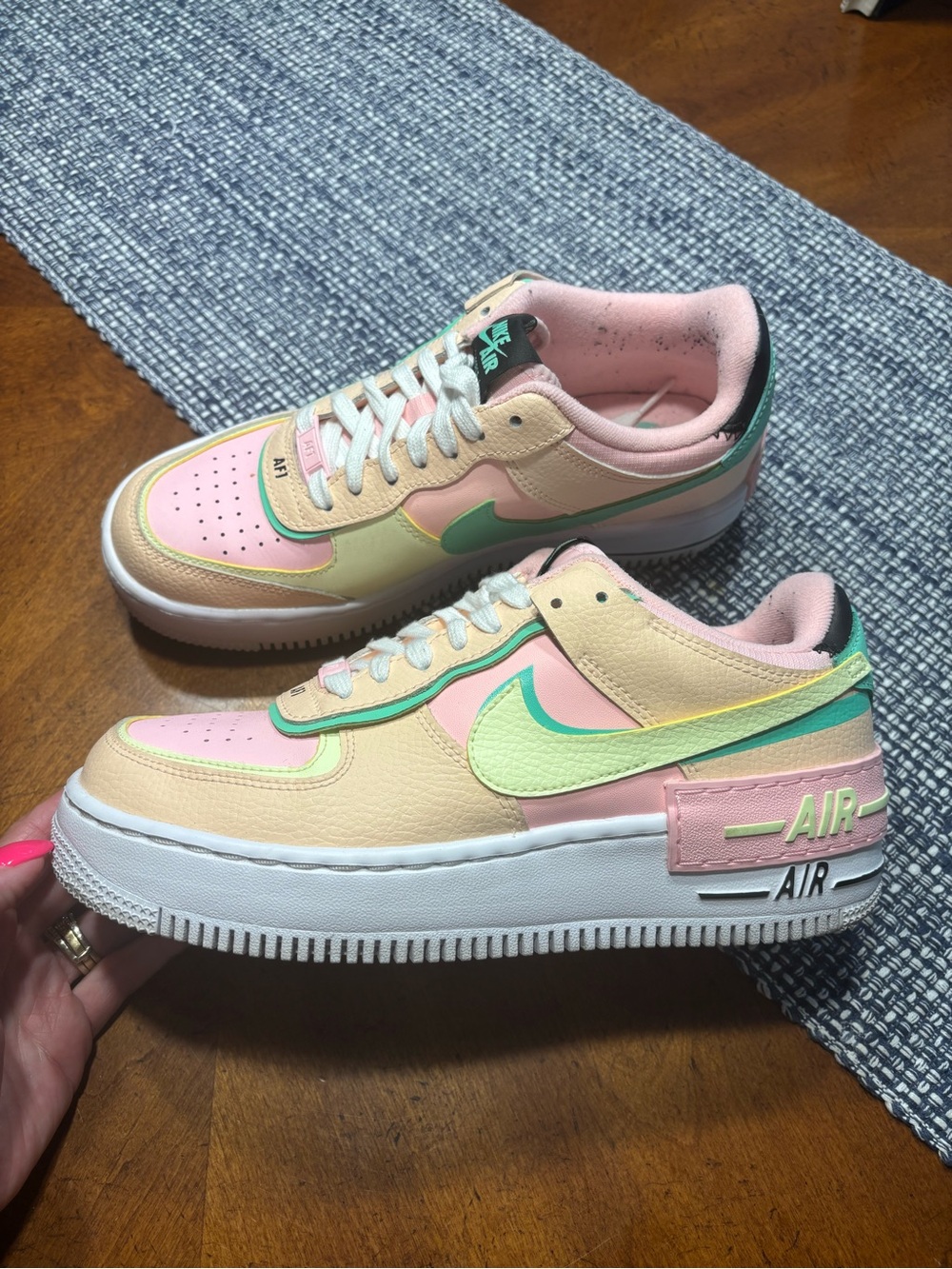 (Women) Nike Air Force 1 Shadow 'Arctic Punch Barely Volt Sz 8.5 NWOT